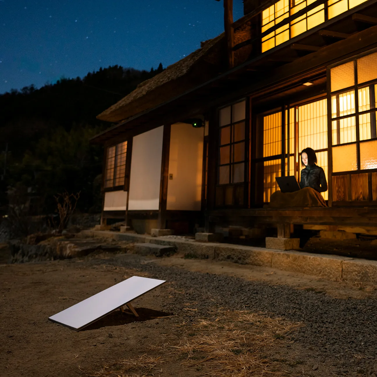 Evening streaming and home work with Starlink