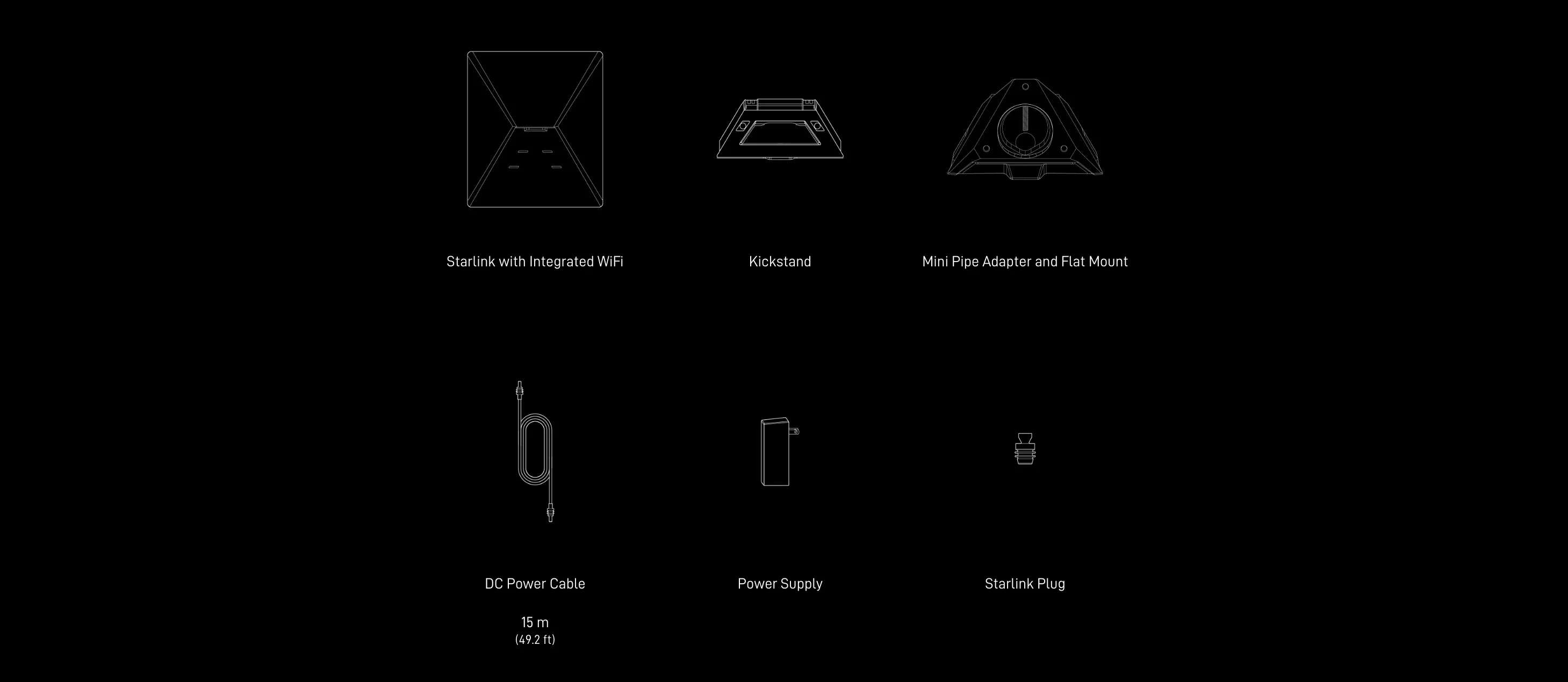 Starlink Mini kit contents