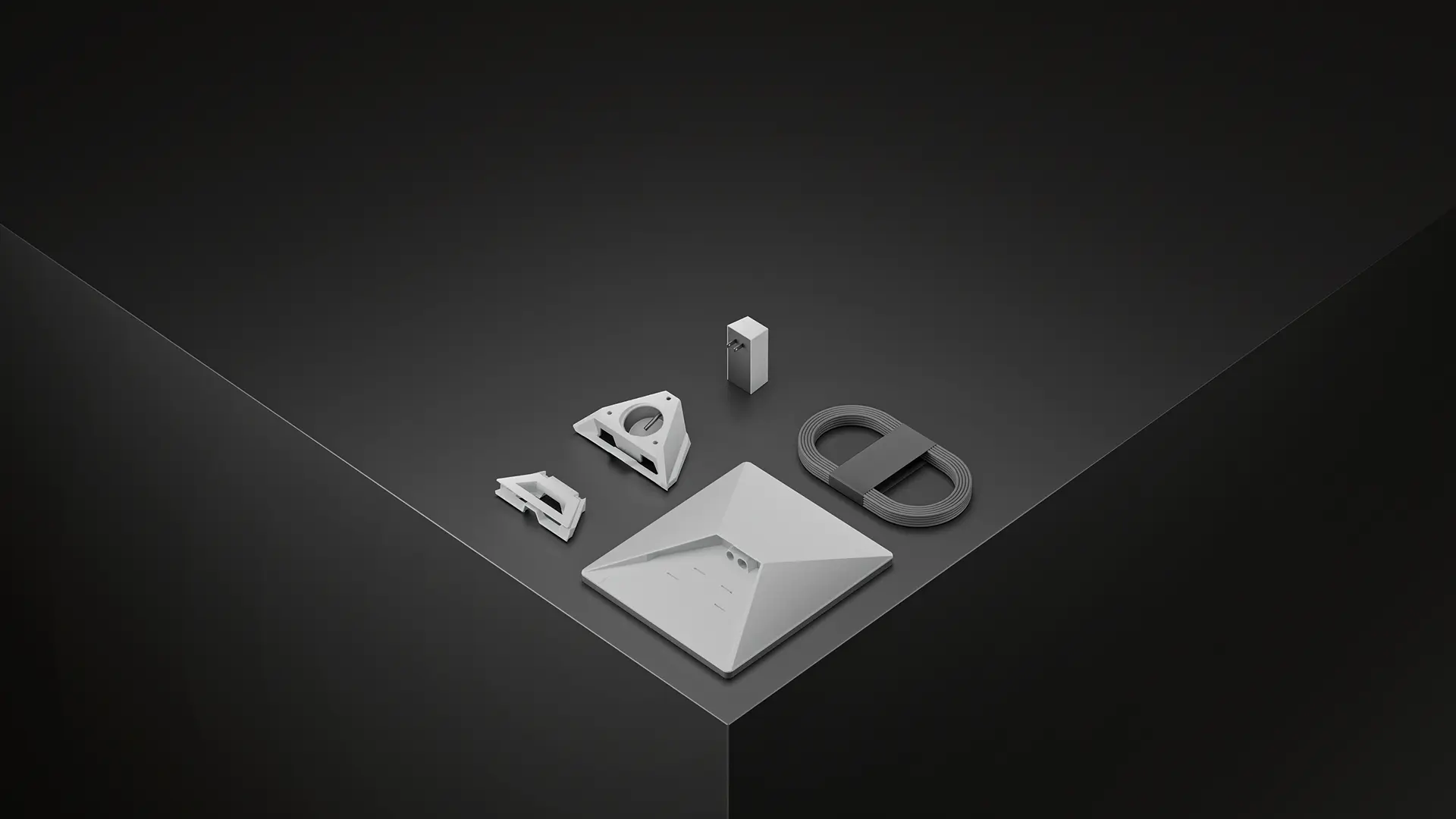 Starlink Mini product close-up on black