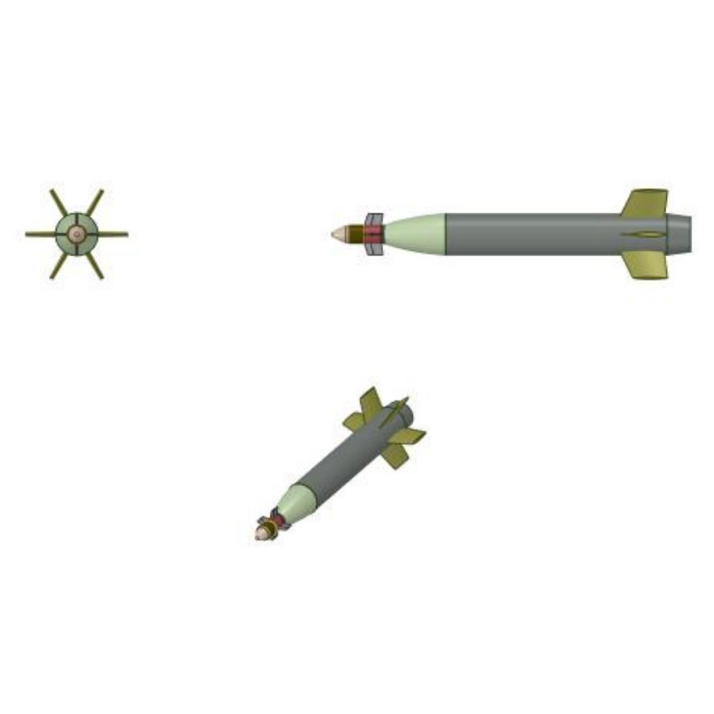 122mm Satellite-Guided Artillery Shell - 2